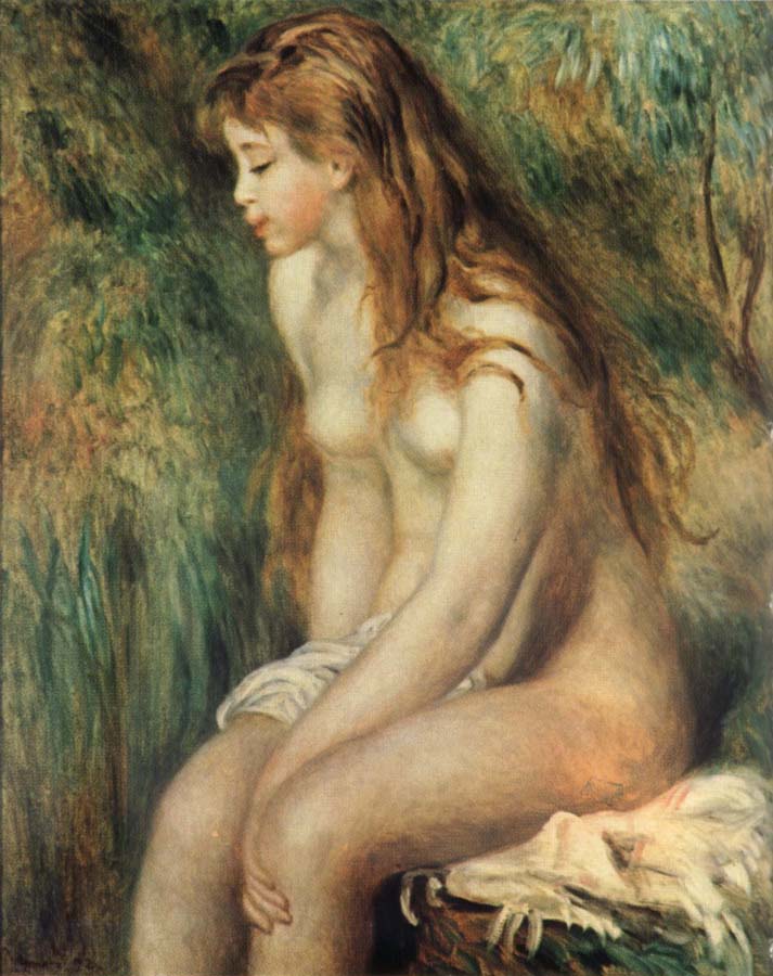 Pierre-Auguste Renoir Young Girl Bathing